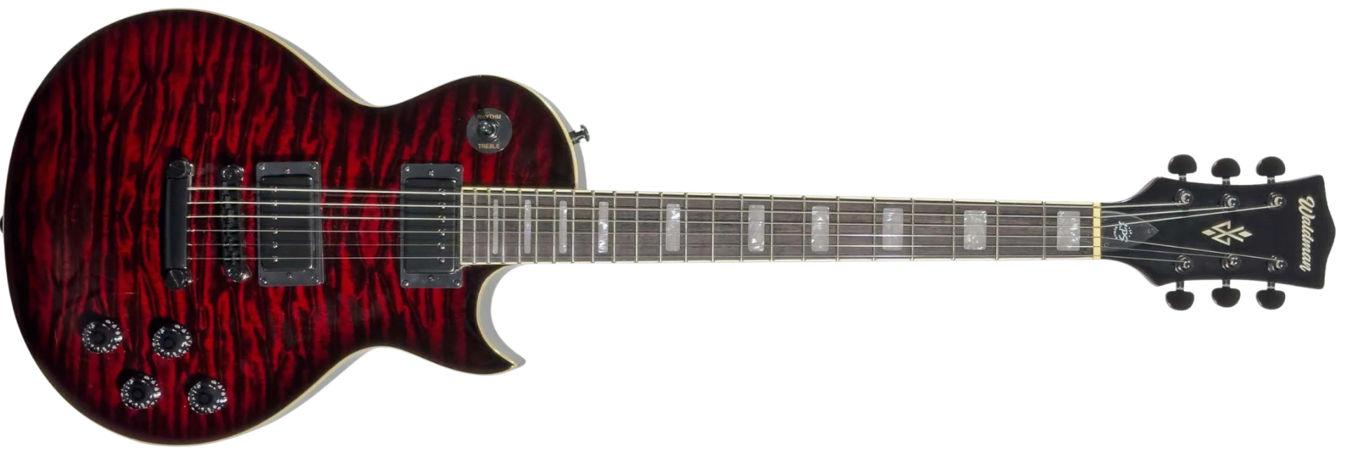 Guitarra Waldman GLP510Q RD Red Les Paul