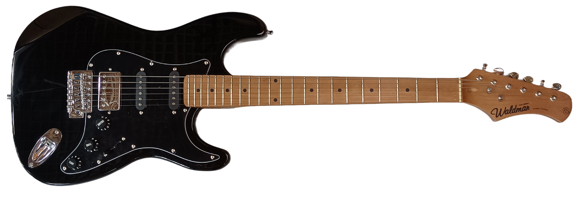 Guitarra Waldman ST-311X BBK Black Strato