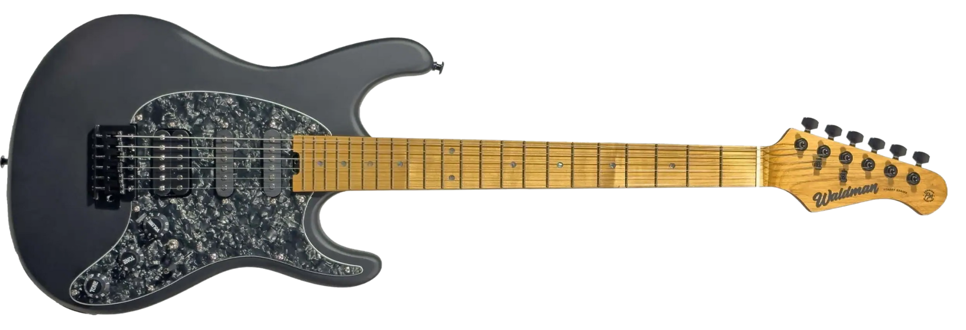 Guitarra Waldman ST-441X BKS Black Satin Strato