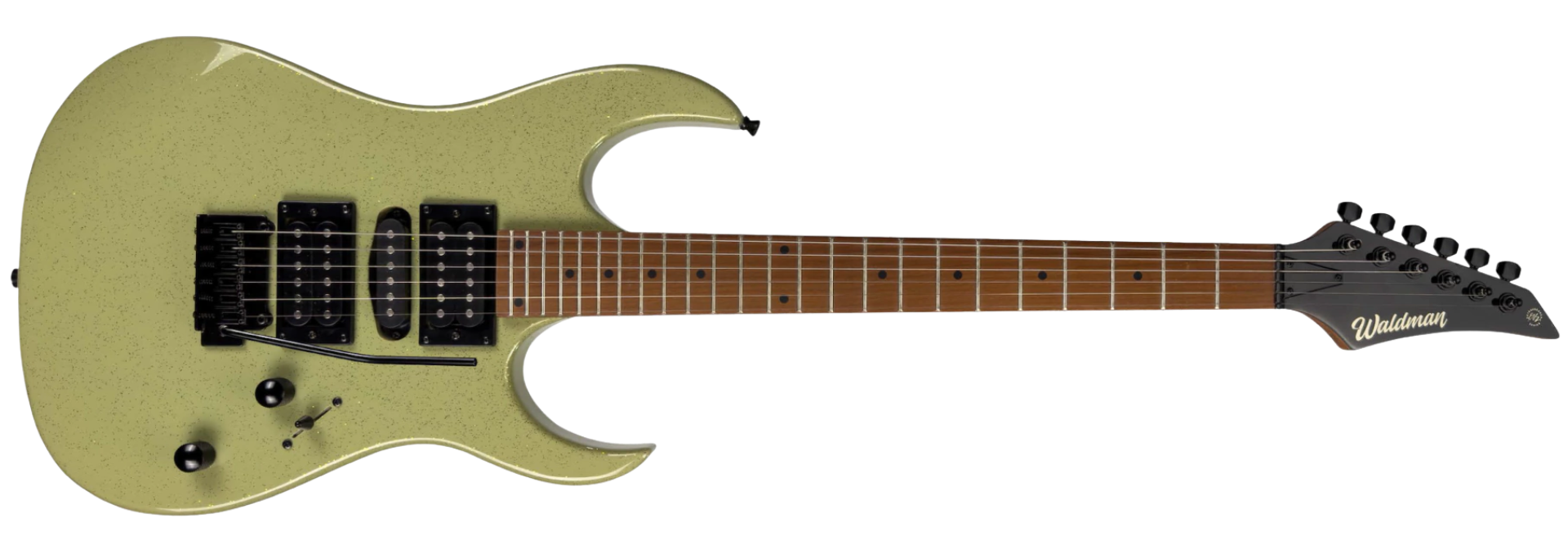 Guitarra Waldman WIG170 SPGR Sparkle Green
