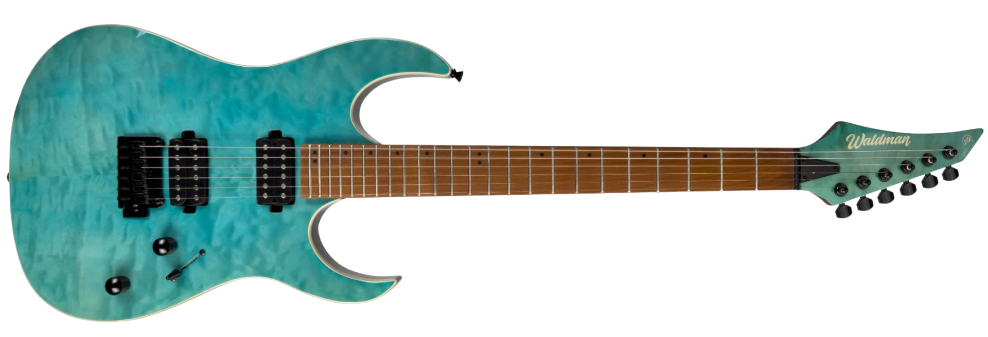 Guitarra Waldman WIGR220 QAQ Quilted Aqua