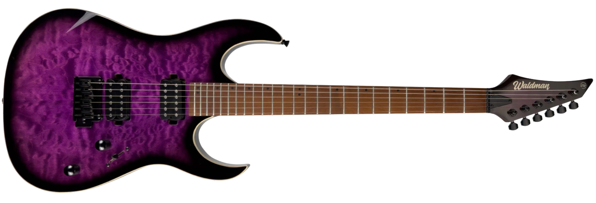 Guitarra Waldman WIGR220 QPP Quilted Purple