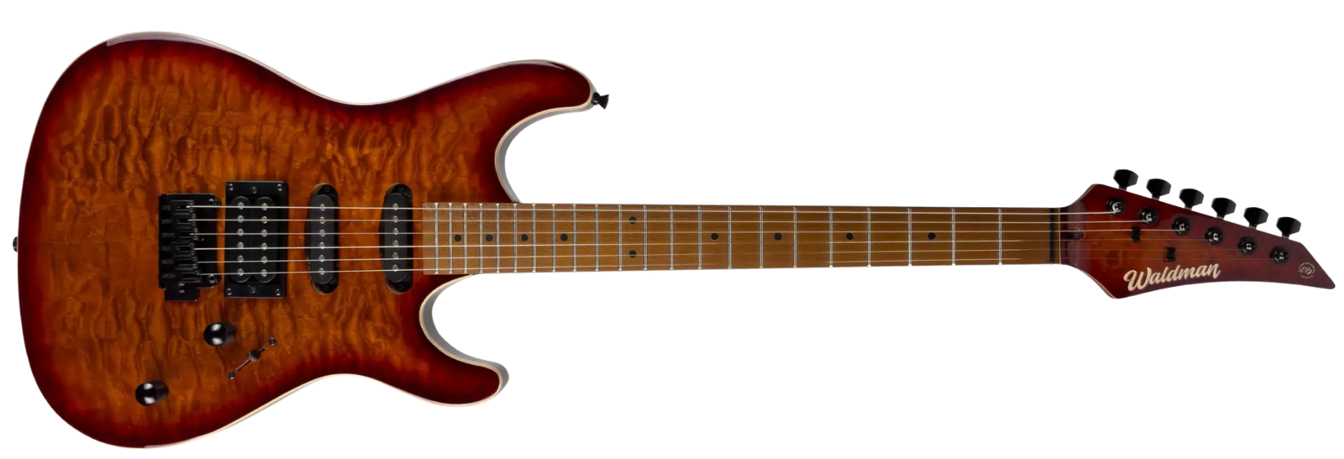 Guitarra Waldman WIS160 QSB Quilted Sunburst
