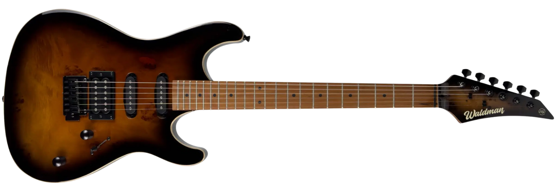 Guitarra Waldman WIS160 SBRB Spalted Brown Burst