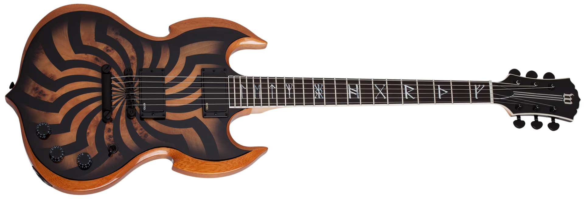 Guitarra Wylde Audio Barbarian Buzzsaw Charcoal Burst