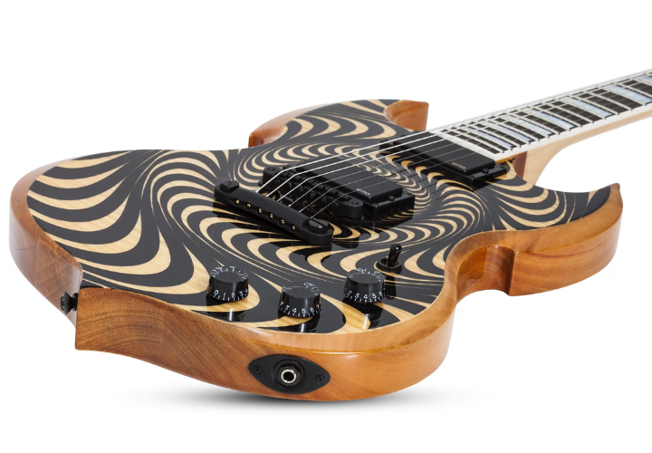 Escala Ebony com Inlays Mother of Pearl Runes