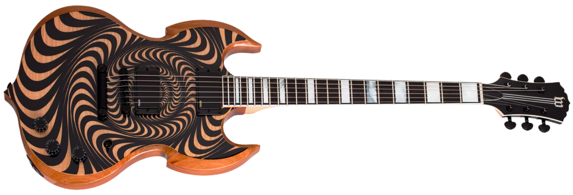 Guitarra Wylde Audio Barbarian Psychic Bullseye Rawtop