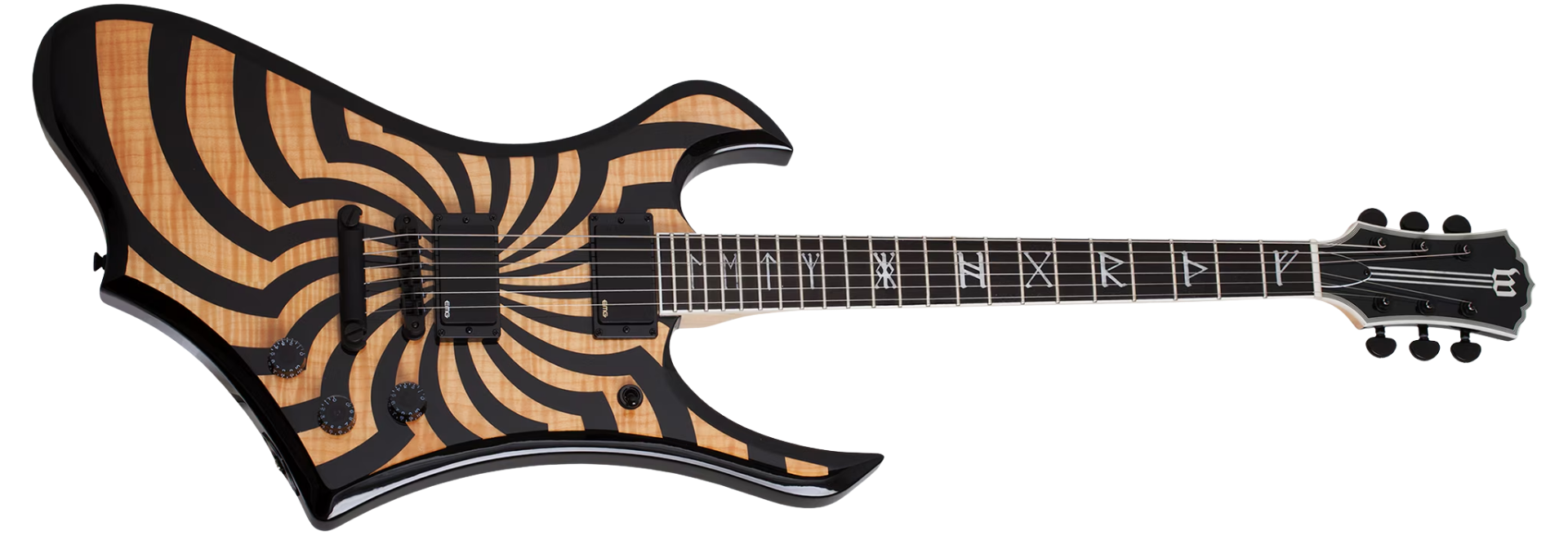 Guitarra Wylde Audio Odin Grail Black Burst Buzzsaw