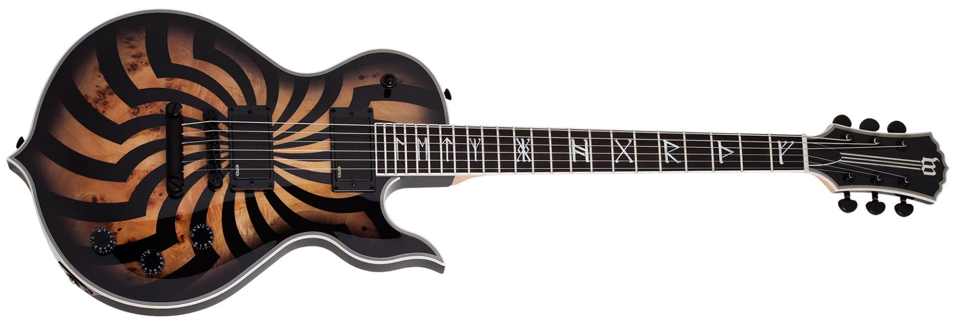 Guitarra Wylde Audio Odin Grail Buzzsaw Charcoal Burst