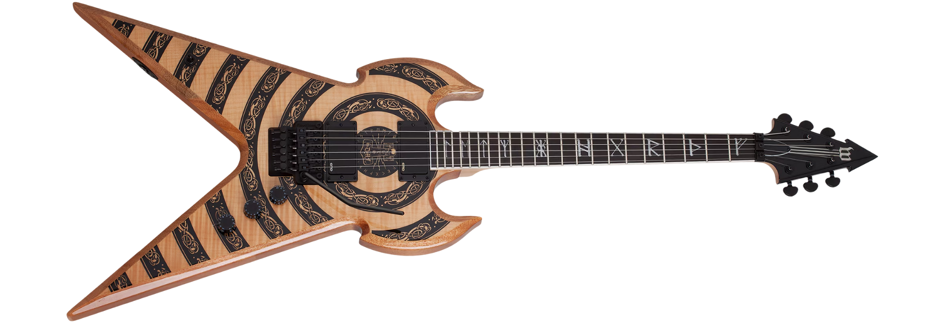 Guitarra Wylde Audio Warhammer FR Norse Dragon Raw Top