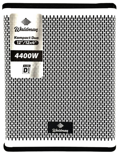 Kit Caixa Amplificada Waldman KPT2-12124 Sub 12 Pol 2 Torres