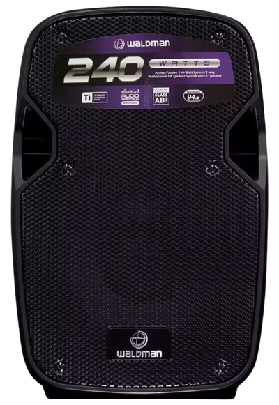 Kit Caixas de Som Bluetooth Waldman FK-240X 240W RMS Ativa 8
