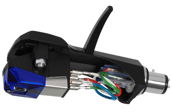 Kit Cápsula Audio-Technica AT-XP3/H com Agulha Cônica Azul 0.6 mil e Cabeçote AT-HS6BK