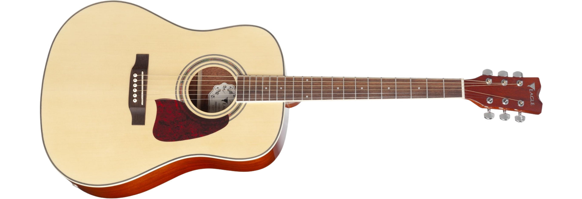 Kit Violão Eletroacústico Eagle CH888 STNT Natural Fosco