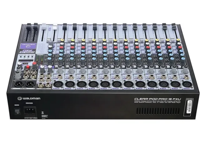 Entradas XLR e Phantom Power