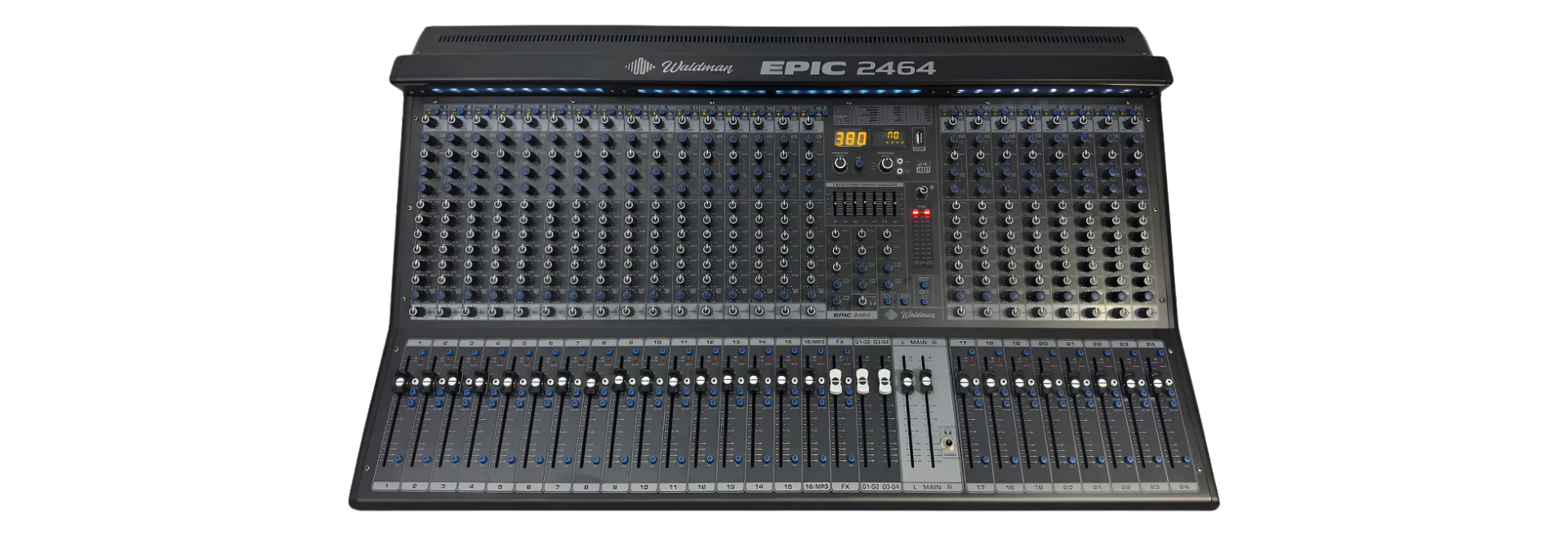 Mesa de Som Waldman EPIC-2464 24 Canais com Efeitos e USB