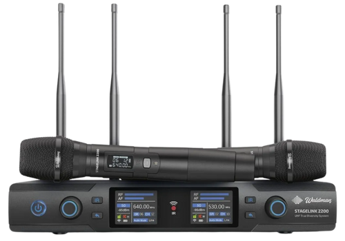 Microfone Sem Fio Duplo Waldman WSL-2200/530
