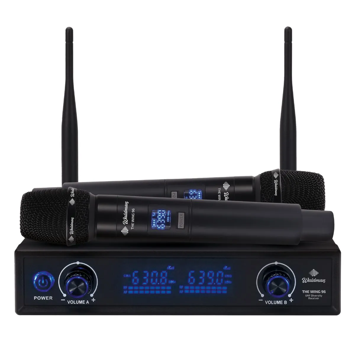 Microfone Sem Fio Duplo Waldman WTW-96/620