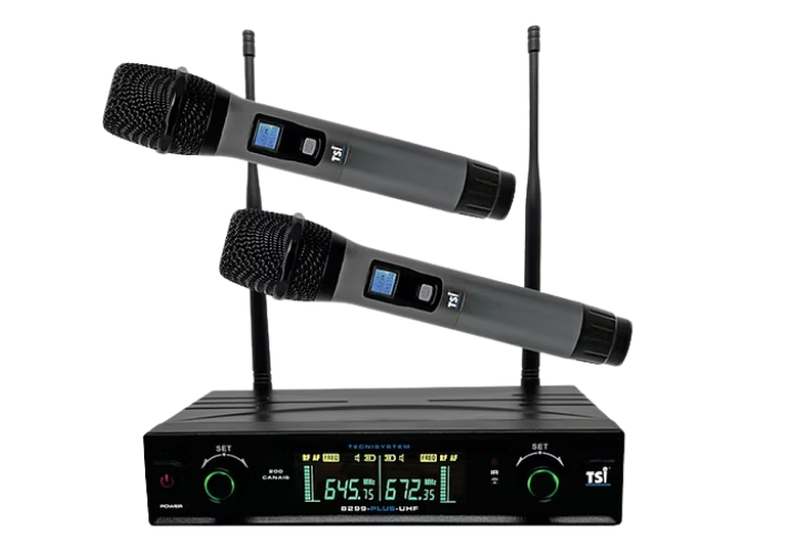 Microfone Sem Fio TSI 8299 Plus UHF