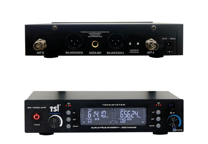 Receptor TSI-BR-7000 em Metal com Duo-4 Diversity