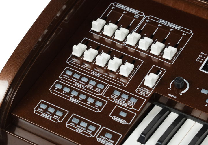 Teclados Waterfall com Drawbars