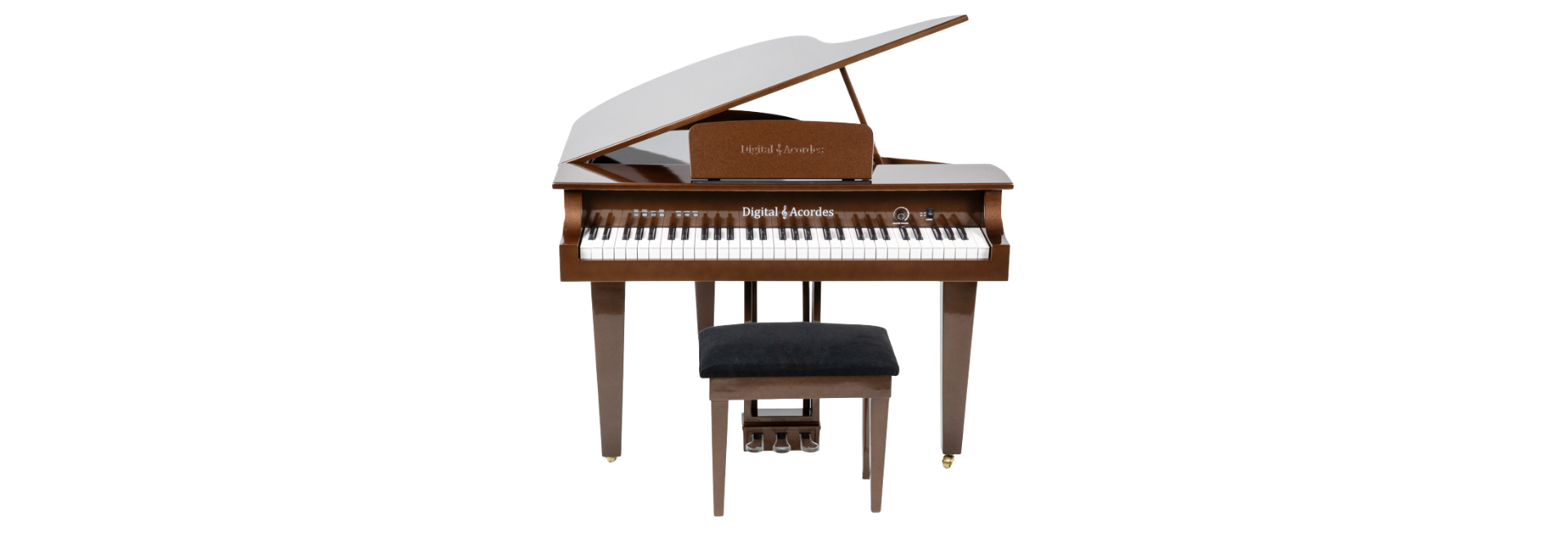 Piano Digital Acordes Cauda Infantil Bronze