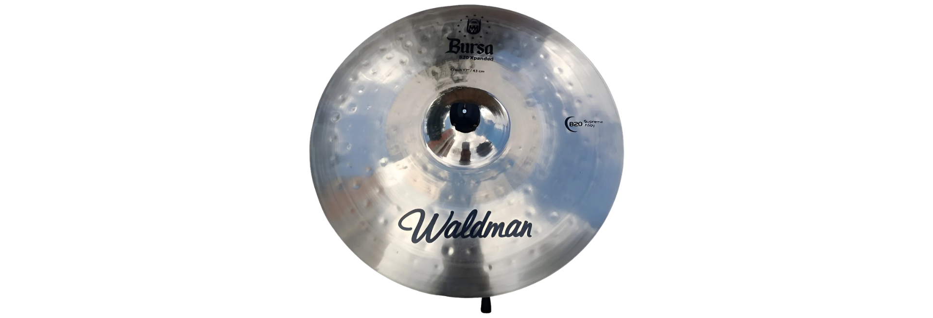 Prato de Bateria Waldman Bursa Crash 17 BURCR17