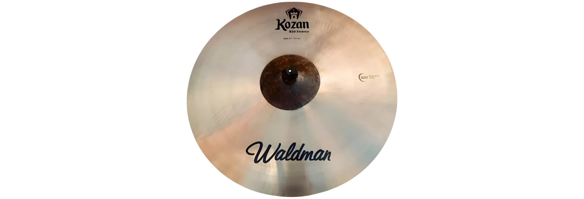 Prato Ride Bateria Waldman Kozan KOZ-RD21 21 polegadas Liga B20