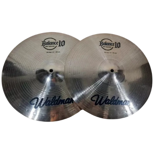 Par Chimbal Waldman Balance10 Hi-Hat 14 Ba10hh14 Liga B10