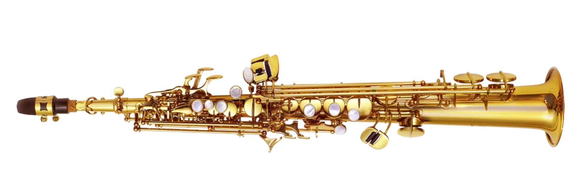 Saxofone Soprano P. Mauriat PMSS-185 SGL Gold Lacquer