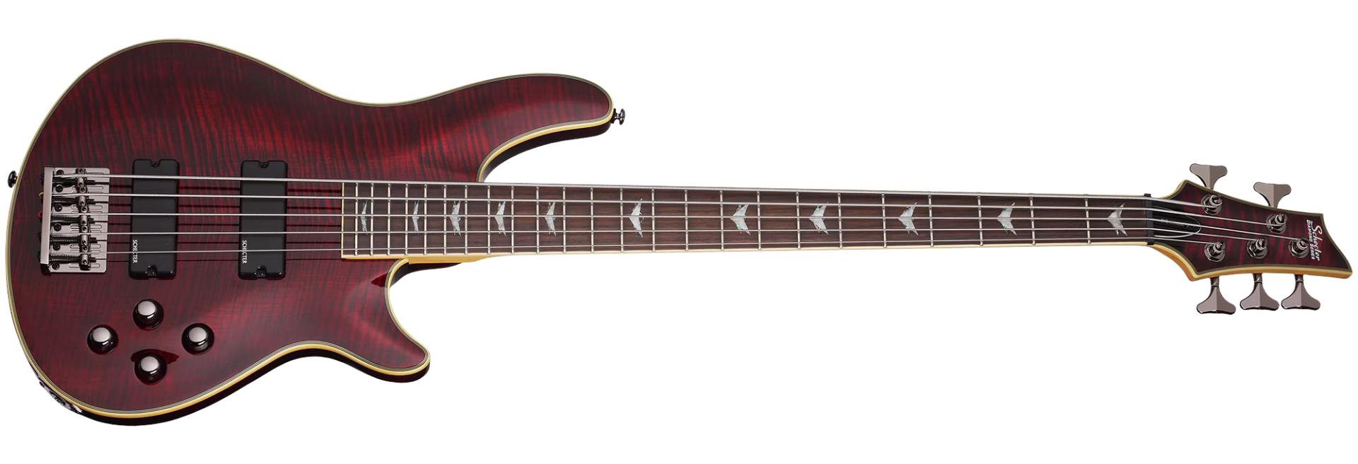 Contrabaixo Schecter Omen Extreme-5 Black Cherry
