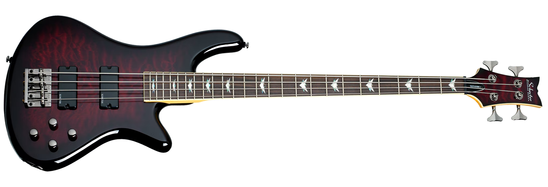 Contrabaixo Schecter Stiletto Extreme-4 Black Cherry