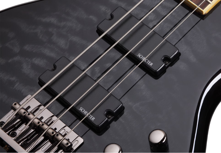 Top Maple Figured See-Thru Black