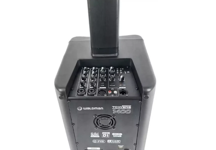 Sistema de Torre Ativo Waldman TWR-1400 Vertical Array