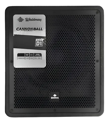 Subwoofer Ativo Waldman CB-SUB 12N 450W RMS Preto