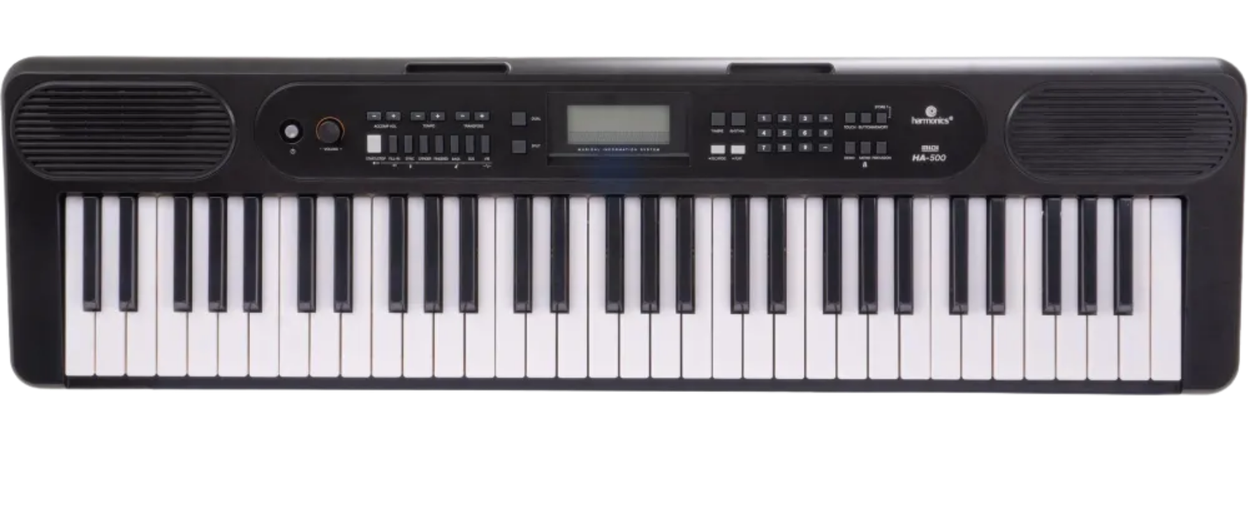 Teclado Harmonics HA-500 Musical 61 Teclas Sensíveis 500 Timbres