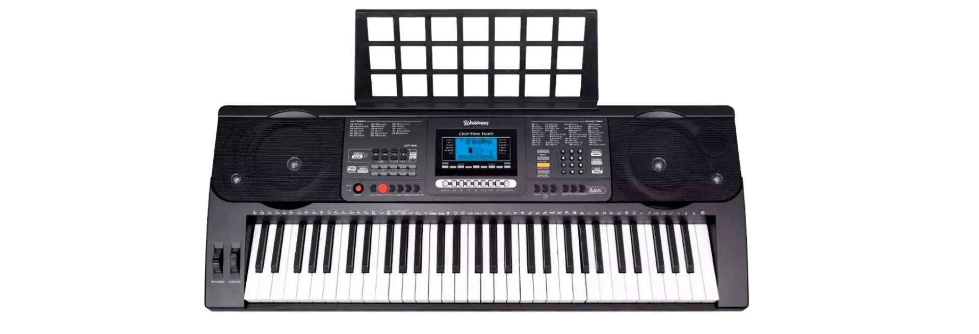 Teclado Musical Waldman CTT-800 61 Teclas Preto