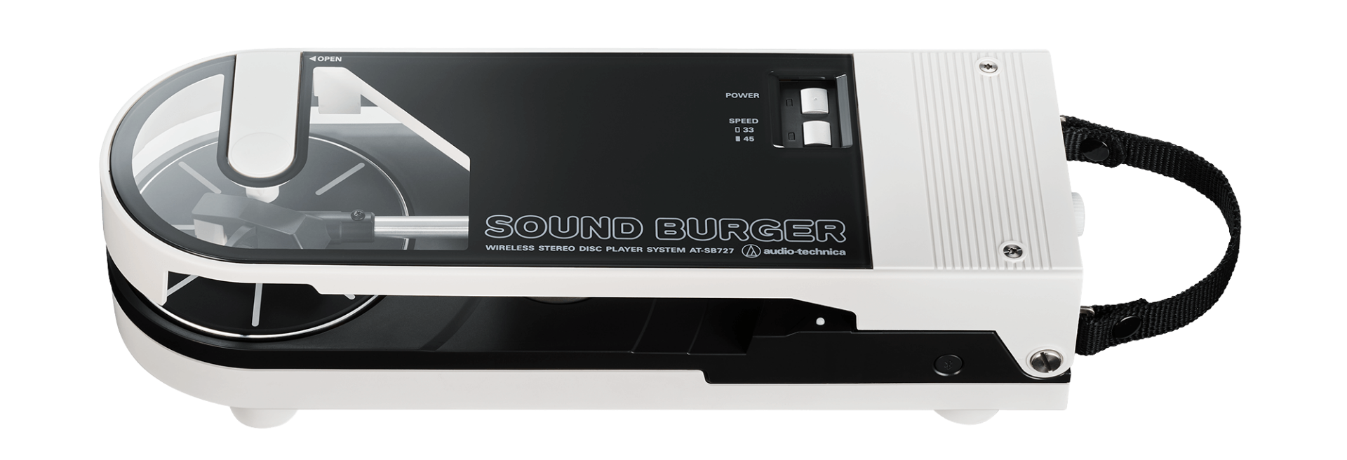 Toca-Discos Portátil Bluetooth Audio-Technica AT-SB727 Branco