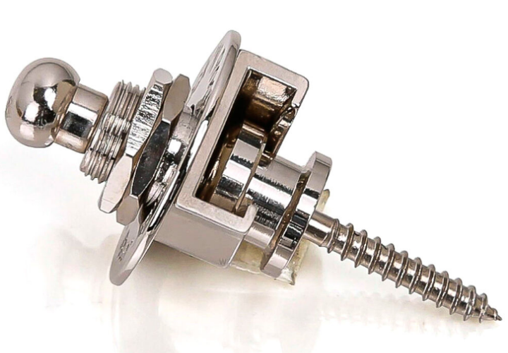 Straplocks Cromados em Metal de Alta Resistência