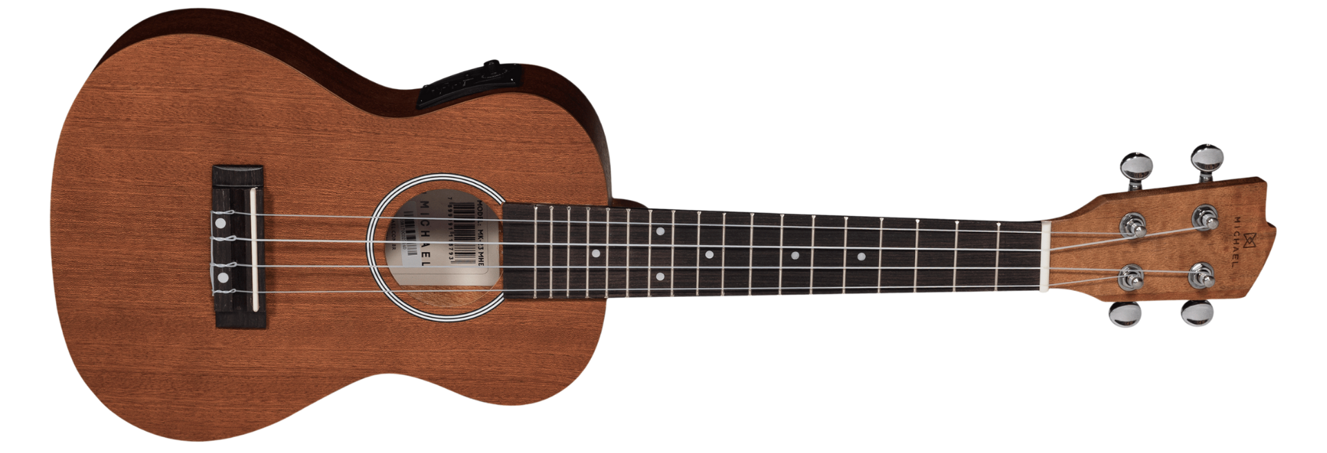 Ukulele Concert Eletroacústico Michael MK23 MHE Mahogany