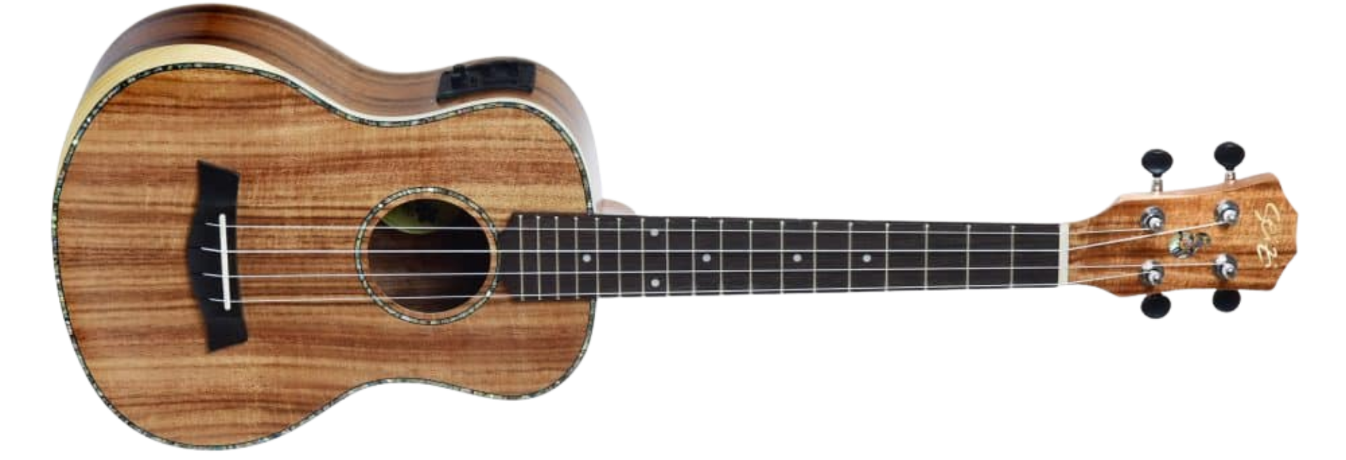 Ukulele Eletroacústico Seizi Bora Bora Plus Soprano Koa com Bag