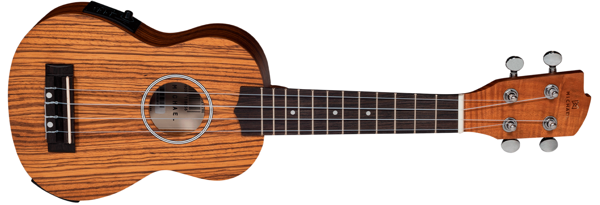 Ukulele Soprano Eletroacústico Michael MK21 ZBE Natural