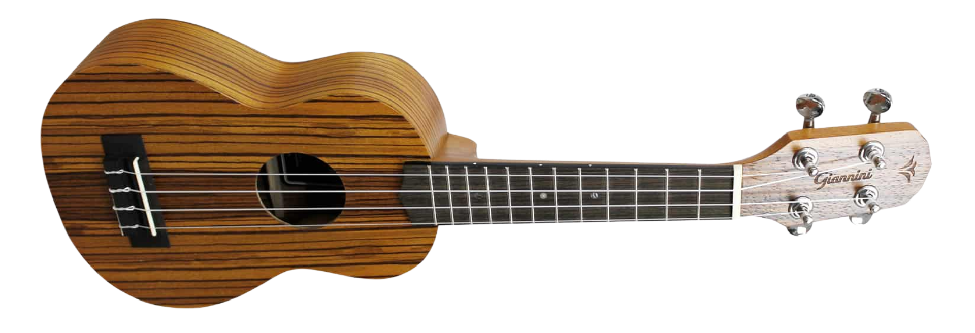 Ukulele Soprano Giannini Acoustik GUK-21 ZW Zebra Wood