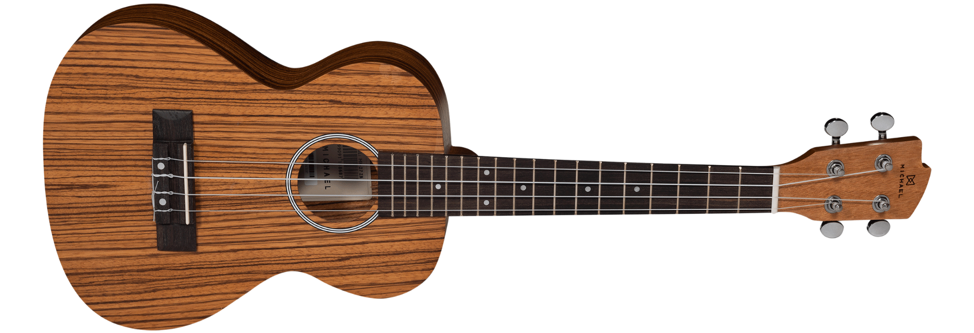 Ukulele Tenor Acústico Michael MK27 ZB Zebra Wood
