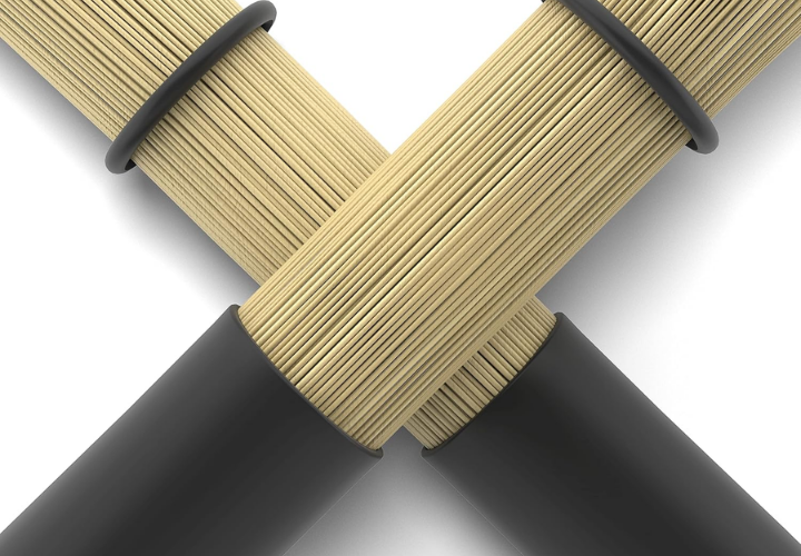 Hastes de Palha Natural Reguláveis