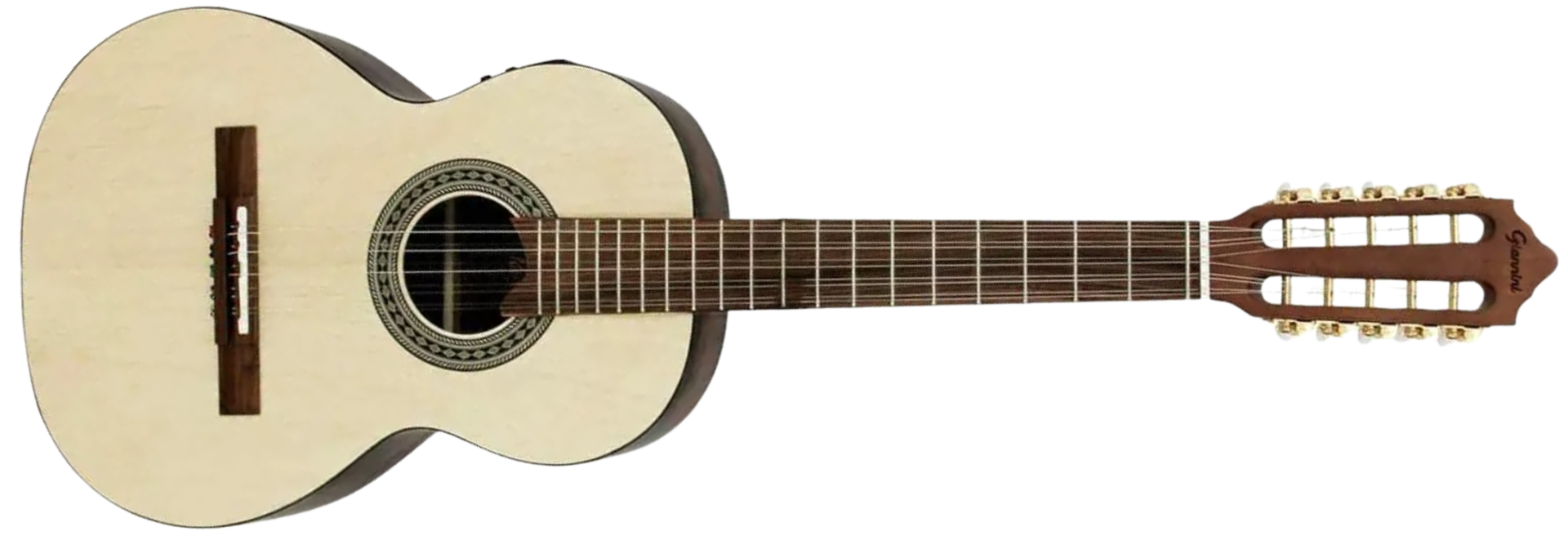 Viola Caipira Aço Eletroacústica Giannini Raiz VS1H Goal EQ Natural Satin