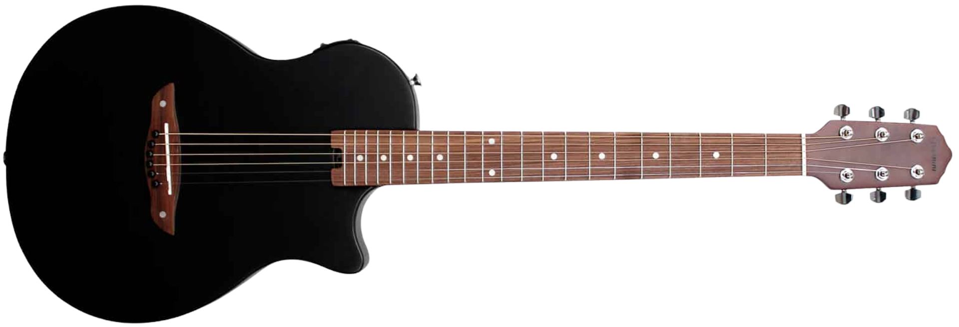 Violão Aço Elétrico Flat Cutaway Giannini Stage STS MAR CEQ Satin Black