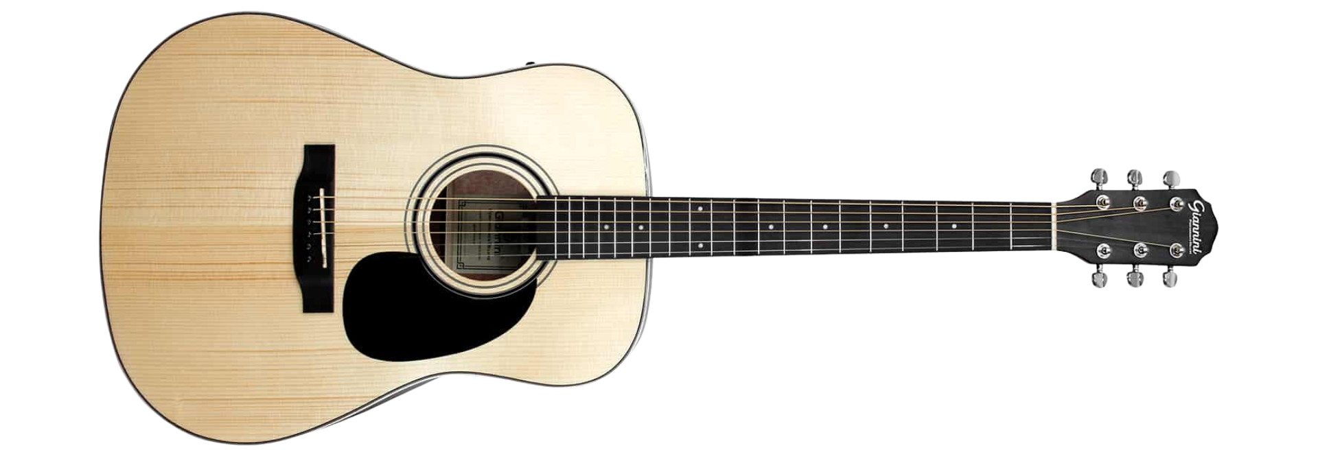 Violão Aço Eletroacústico Giannini Performance Deluxe DRF DLX EQ Natural Glossy