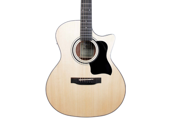 Tampo Sitka Spruce Maciço Natural Glossy