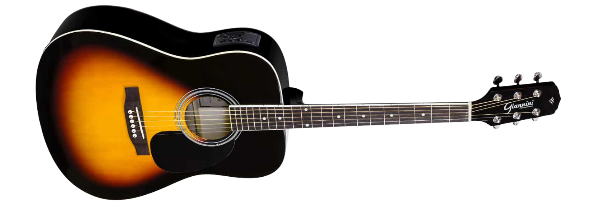Violão Eletroacústico Giannini Performance GD-1 EQ Vintage Sunburst Satin VSB-S